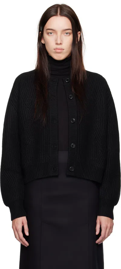 Loulou Studio Black Manoa Cardigan