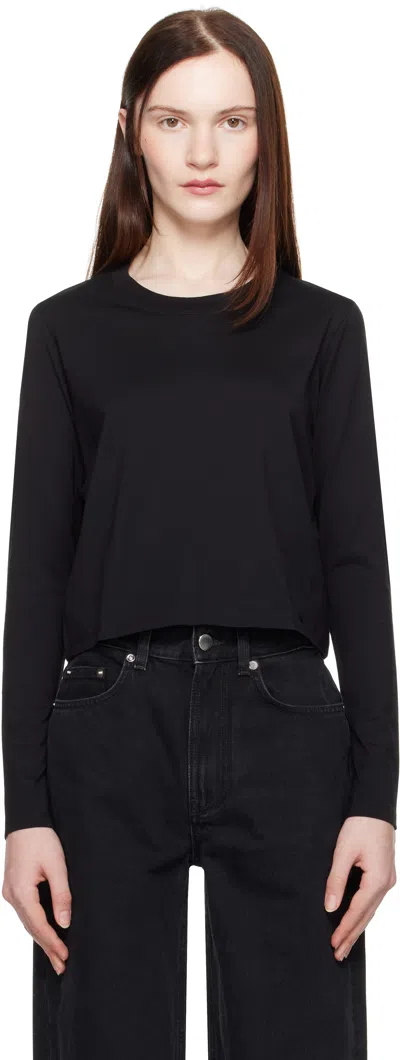Loulou Studio Black Masal Long Sleeve T-shirt