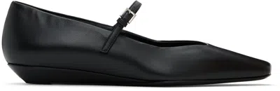 Loulou Studio Black Micheline Ballerina Flats