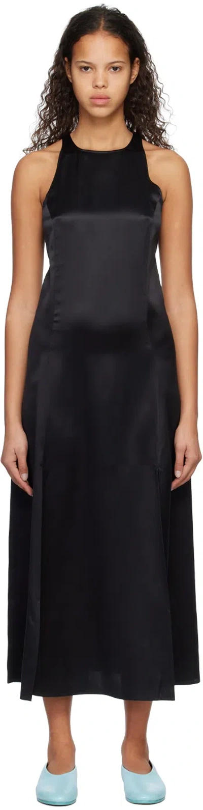 Loulou Studio Black Mina Dress