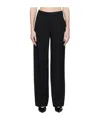 Loulou Studio Black Osilo Trousers In Black
