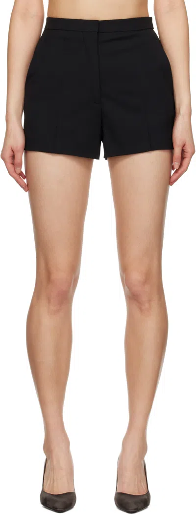 LOULOU STUDIO BLACK SERGE SHORTS