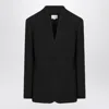 Loulou Studio Single-button Round-neck Pullover Jacket