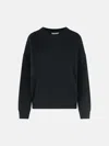 Loulou Studio Black Wool Blend Sweater In Black