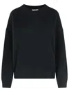 Loulou Studio Black Wool Blend Sweater In Black