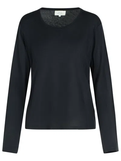 Loulou Studio Black Wool Blend Sweater