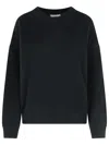 Loulou Studio Black Wool Blend Sweater In Blue