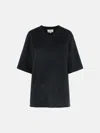 Loulou Studio Black Wool Blend T-shirt In Black
