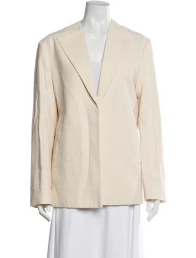 Pre-owned Loulou Studio Blazer In Neutrals