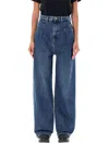 Loulou Studio Blue Attu Jeans In Blue