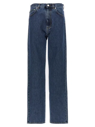 LOULOU STUDIO BLUE STRAIGHT LEG JEANS
