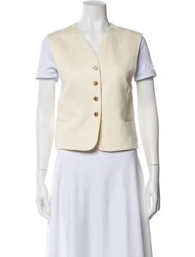 Pre-owned Loulou Studio Bolero In Neutral