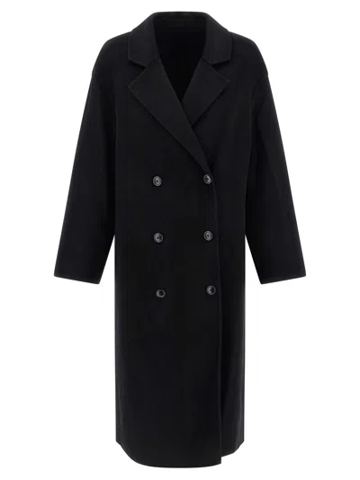 Loulou Studio Borneo Coat In Black