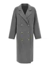 Loulou Studio Borneo Coat In Gray