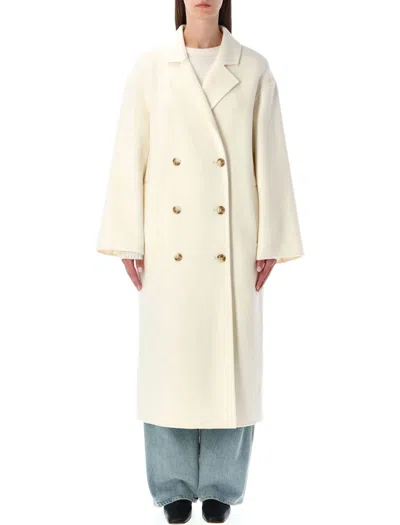 Loulou Studio Borneo Oversized Wool And Cashmere Coat In Neutral