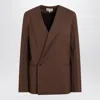 Loulou Studio Donau Double Breast Wool Blazer