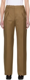 Loulou Studio Brown Sbiru Trousers In Antique Brown