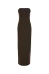 Loulou Studio Brown Stretch Wool Shilo Dress In Brown