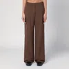 Loulou Studio Wide-leg Tailored Pants In Brown