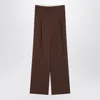 Loulou Studio Wide-leg Tailored Pants In Brown