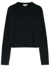 Loulou Studio Bruzzi Lds Knitwear In Black Wool In Black