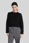 Loulou Studio Bruzzi Lds Knitwear In Black Wool In Black