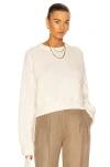 Loulou Studio Off-white Wool Oversized Bruzzi Sweater