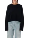 Loulou Studio Bruzzi Lds Knitwear In Black Wool In Black