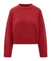 Loulou Studio Bruzzi Wool-cashmere Jumper In Red