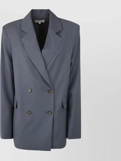 LOULOU STUDIO BUTTON DETAILING DOUBLE-BREASTED BLAZER