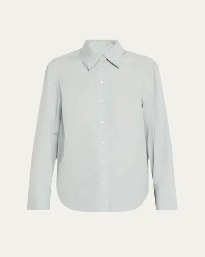 Loulou Studio Button-down Cotton Shirt In Mist