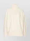 Loulou Studio Loulou Ivory Wool Blend Anar Oversize Sweater