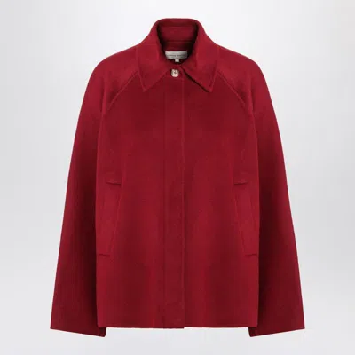 LOULOU STUDIO LOULOU STUDIO CAMILA JACKET IN BURGUNDY