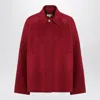 Loulou Studio Camila Jacket In Burgundy Wool