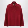 Loulou Studio Camila Jacket In Burgundy Wool