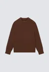 Loulou Studio "canillo" Cotton Sweater In Brown