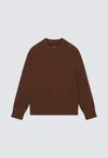 Loulou Studio "canillo" Cotton Sweater In Brown