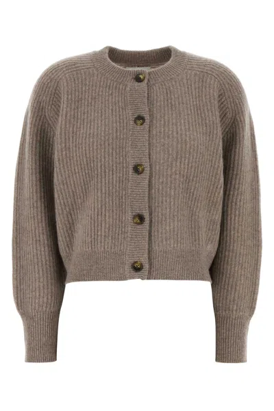 Loulou Studio Cappuccino Cashmere Bastia Cardigan In Coastbeige