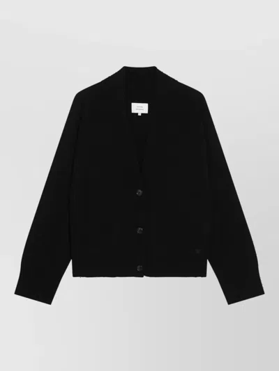 Loulou Studio Cardigan In Black