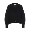 Loulou Studio Zanzibar Wool And Cashmere Cardigan In Black