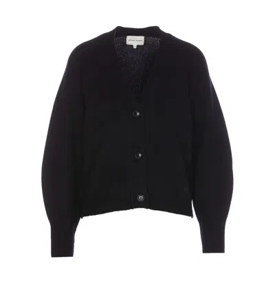 Loulou Studio Zanzibar Wool And Cashmere Cardigan In Black