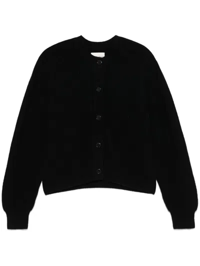 Loulou Studio Cardigan Clothing In Black