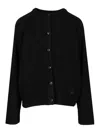 Loulou Studio Cashmere Blend Cardigan In Black