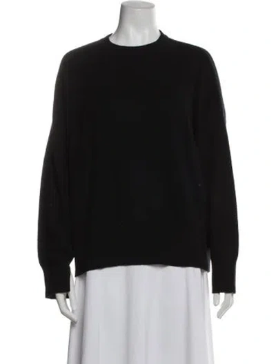 Pre-owned Loulou Studio Cashmere Crew Neck Sweater In Black