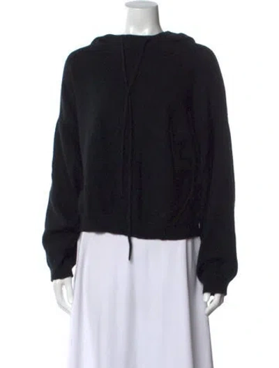 Pre-owned Loulou Studio Cashmere Crew Neck Sweater In Black