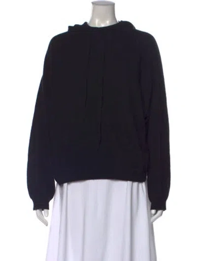 Pre-owned Loulou Studio Cashmere Crew Neck Sweater In Black