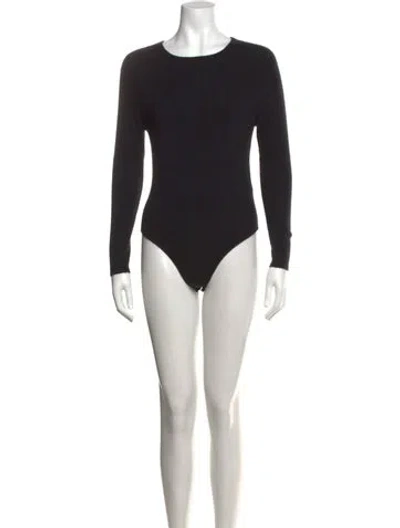 Pre-owned Loulou Studio Cashmere Crew Neck Sweater In Black