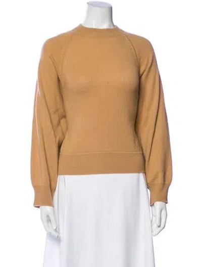 Pre-owned Loulou Studio Cashmere Crew Neck Sweater In Brown
