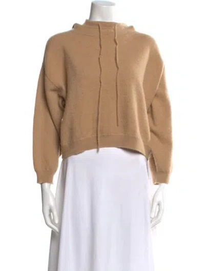 Pre-owned Loulou Studio Cashmere Crew Neck Sweater In Brown