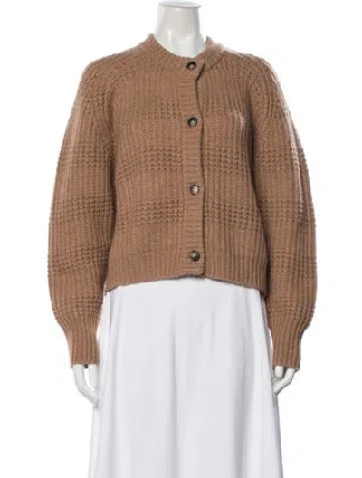 Pre-owned Loulou Studio Cashmere Crew Neck Sweater In Brown